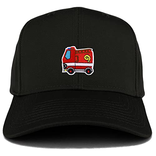 Trendy Apparel Shop Fire Truck Patch Structured Fire Truck Cap