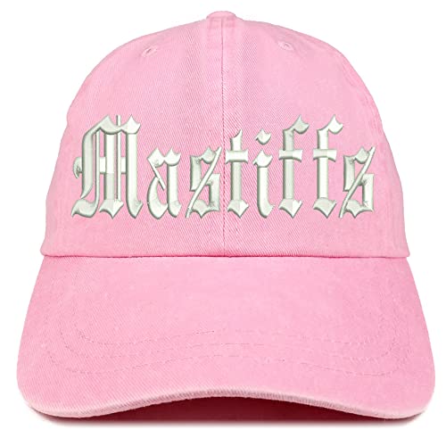 Trendy Apparel Shop Old English Mastiffs Washed Pigment Dyed Baseball Cap