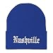 Trendy Apparel Shop Nashville Old English Embroidered Long Cuff Beanie