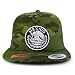 Trendy Apparel Shop Circular Mexico Patch 5 Panel Flatbill Trucker Cap
