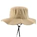 Trendy Apparel Shop Outdoor Large Brim Micro Mesh Performance Boonie Bucket Hat with Strap