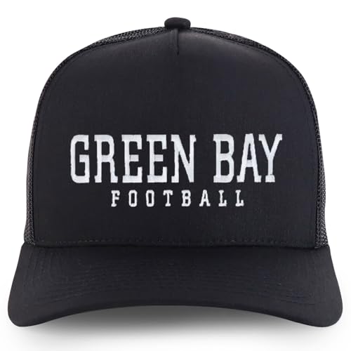 Trendy Apparel Shop Green Bay Embroidered 5 Panel Snapback Trucker Cap