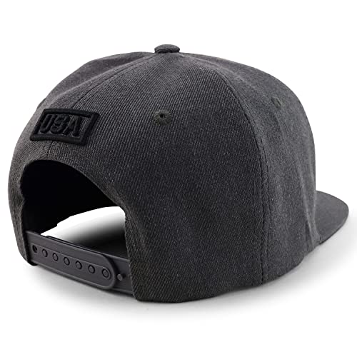Trendy Apparel Shop Money Eagle Embroidered Flatbill Snapback Baseball Cap
