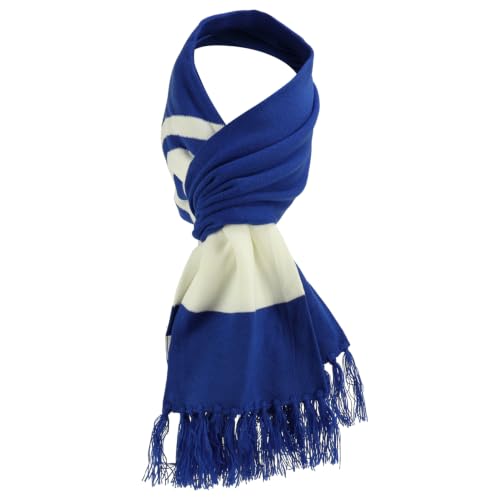 Trendy Apparel Shop Double Layer Knit Gameday Two Tone Scarf