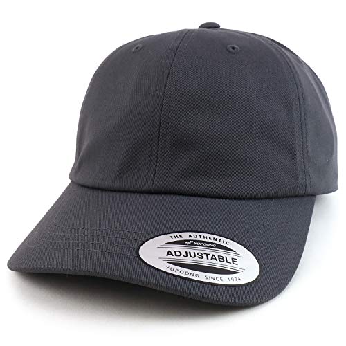 Trendy Apparel Shop Oversize XXL Plain Unstructured Soft Crown Cotton Cap