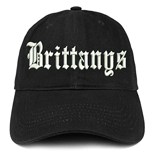 Trendy Apparel Shop Old English Brittanys Low Profile Soft Cotton Baseball Cap