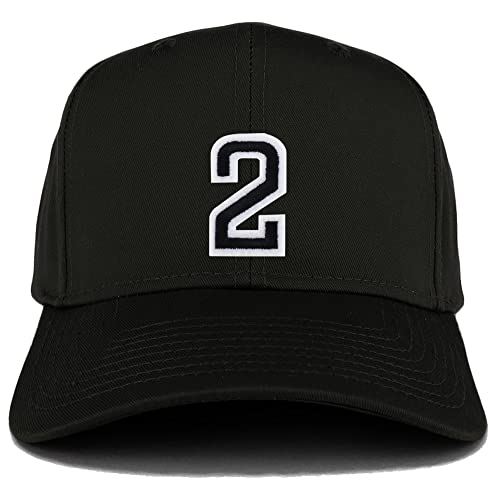 Trendy Apparel Shop Number 2 Patch Structured Baseball Cap