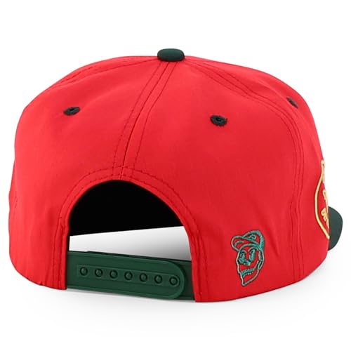 Trendy Apparel Shop Mexico Guadalupe Embroidered Flat Bill Snapback Cap