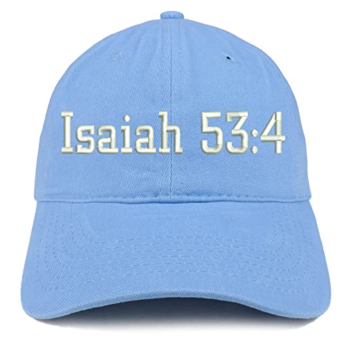 Trendy Apparel Shop Isaiah 53:4 Low Profile Soft Cotton Baseball Cap