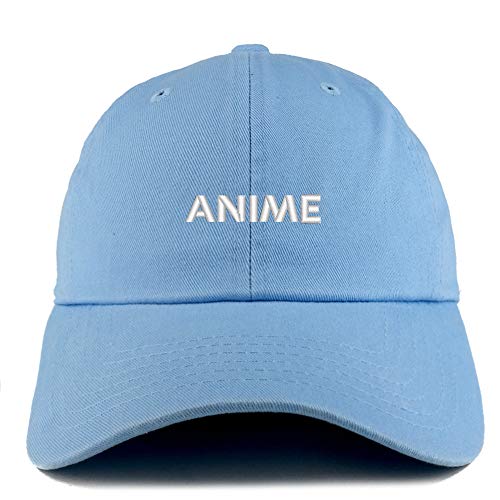 Trendy Apparel Shop Anime Solid Adjustable Unstructured Dad Hat