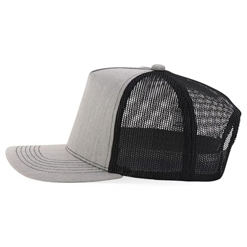 Trendy Apparel Shop 5 Panel Structured Trucker Cap with Mexico Flag Design Undervisor