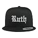Trendy Apparel Shop Ruth Old English 5 Panel Flatbill Trucker Cap