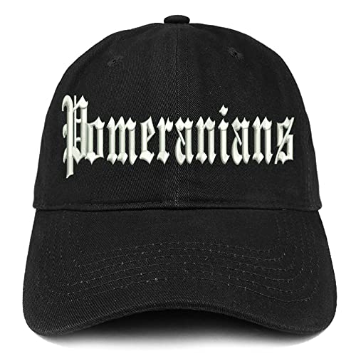 Trendy Apparel Shop Old English Pomeranians Low Profile Soft Cotton Baseball Cap