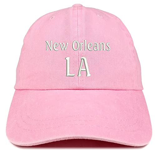 Trendy Apparel Shop New Orleans LA Embroidered Pigment Dyed Washed Baseball Cap