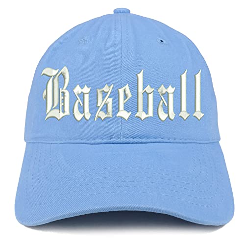 Trendy Apparel Shop Old English Baseball Low Profile Soft Cotton Baseball Cap