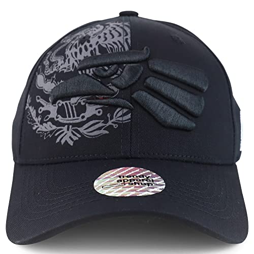 Trendy Apparel Shop Hecho En Mexico Eagle 3D Embroidered Structured Baseball Cap