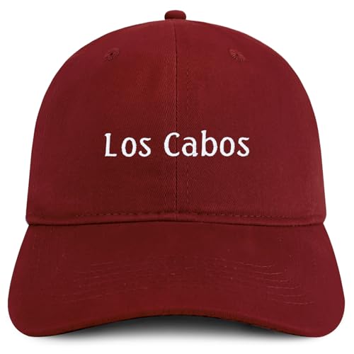 Trendy Apparel Shop Los Cabos Embroidered Cotton Unstructured Low Profile Dad Hat
