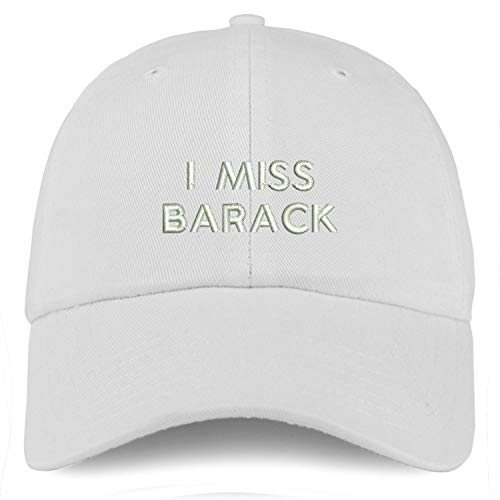 Trendy Apparel Shop Youth I Miss Barack Unstructured Cotton Baseball Cap