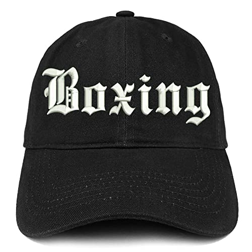 Trendy Apparel Shop Old English Boxing Low Profile Soft Cotton Baseball Cap
