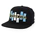 Trendy Apparel Shop Central America States Embroidered Mesh Back Flat Bill Cap