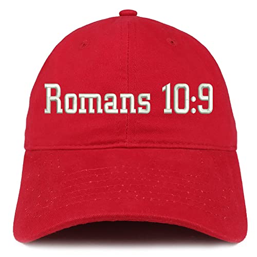 Trendy Apparel Shop Romans 10:9 Low Profile Soft Cotton Baseball Cap