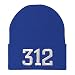 Trendy Apparel Shop 312 Chicago IL Old English Embroidered Long Cuff Beanie
