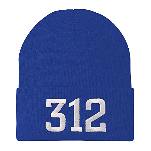 Trendy Apparel Shop 312 Chicago IL Old English Embroidered Long Cuff Beanie