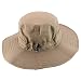 Trendy Apparel Shop Outdoor Large Brim Micro Mesh Performance Boonie Bucket Hat with Strap