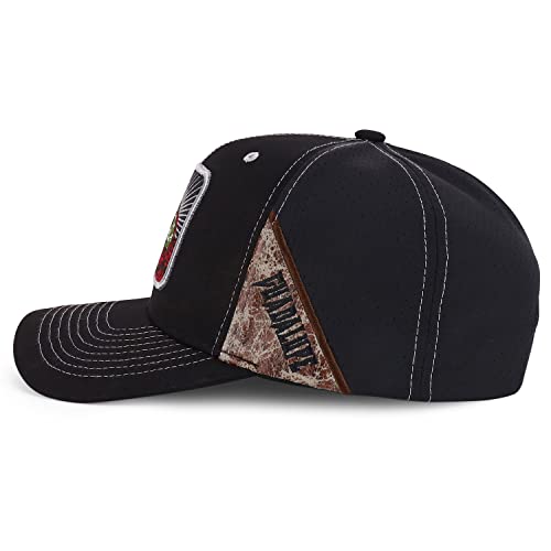 Trendy Apparel Shop Lady of Guadalupe Maria Embroidered Laser Punching Back Cap