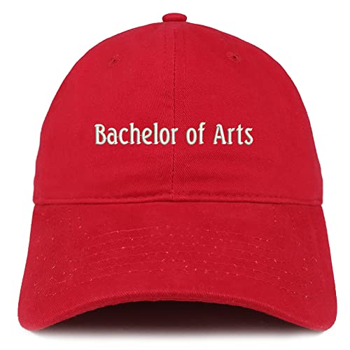 Trendy Apparel Shop Bachelor of Arts Low Profile Soft Cotton Baseball Cap