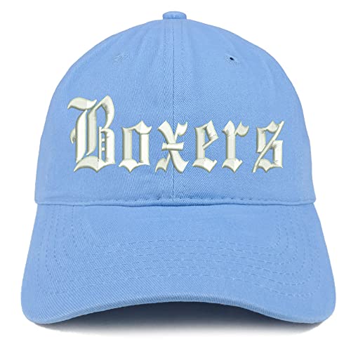 Trendy Apparel Shop Old English Boxers Low Profile Soft Cotton Baseball Cap