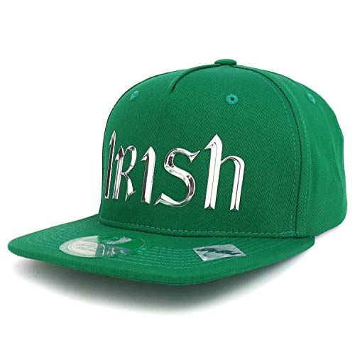 Trendy Apparel Shop High Frequency Irish Flatbill Cotton Snapback Cap