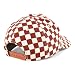 Trendy Apparel Shop Structured 5 Panel Checkered Print Baseball Cap