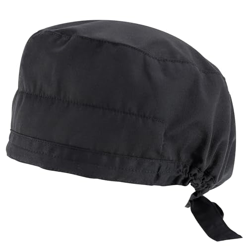 Trendy Apparel Shop XXL Oversized Working Scrub Cap with Sweatband and Elastic Tie Back