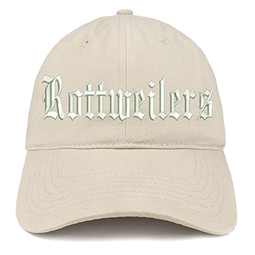 Trendy Apparel Shop Old English Rottweilers Low Profile Soft Cotton Baseball Cap