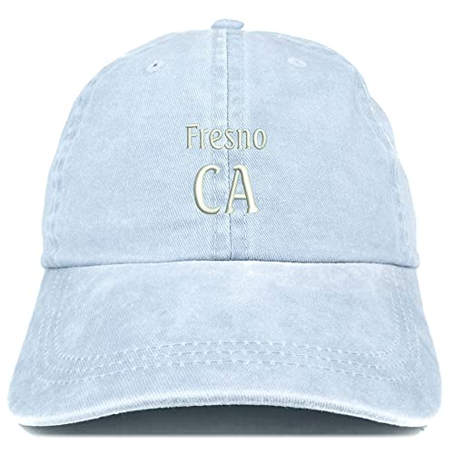 Trendy Apparel Shop Fresno CA Embroidered Pigment Dyed Washed Baseball Cap