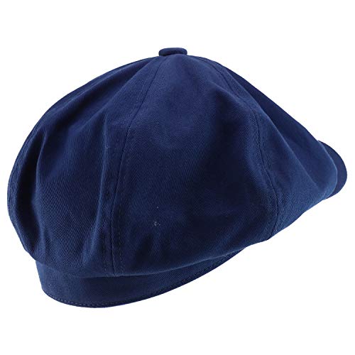 Trendy Apparel Shop XXL Oversized Cotton Newsboy Cap Hat