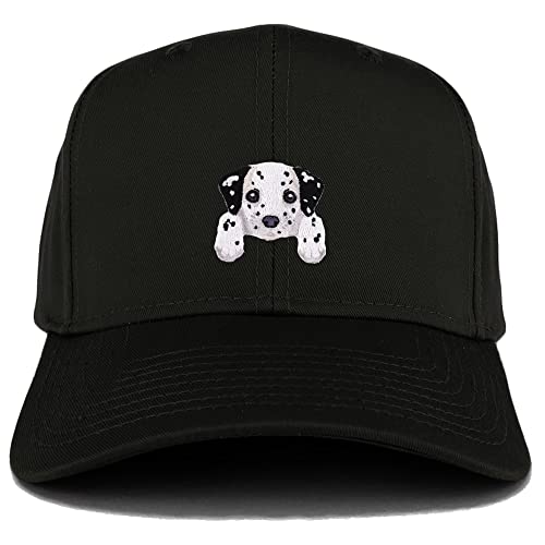 Trendy Apparel Shop Dalmatian Patch Strutured Baseball Cap