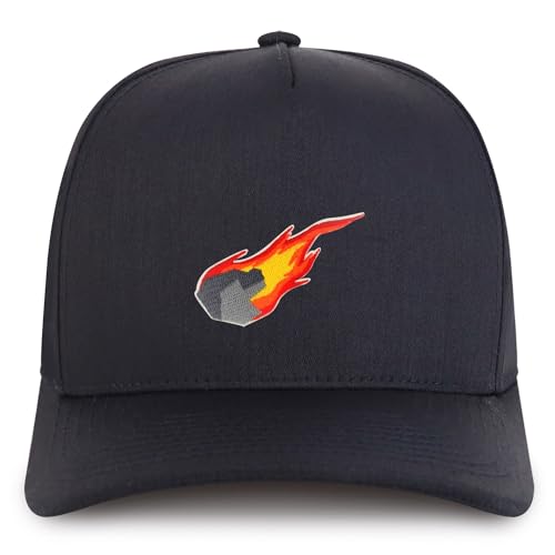 Trendy Apparel Shop Meteorite Embroidered Patch Structured 5 Panel Pro Style Baseball Cap