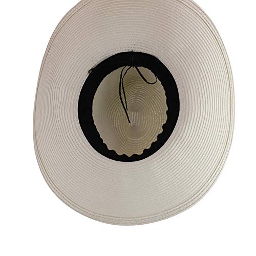Trendy Apparel Shop Women's Fedora Crown Ribbon Band Wide Brim Sun Hat