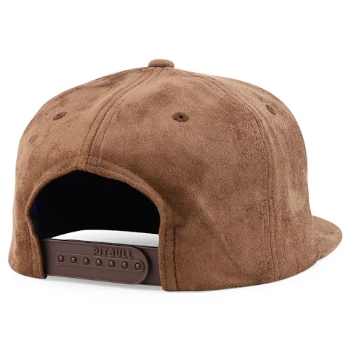 Trendy Apparel Shop Plain Suede Flat Bill Snapback Cap