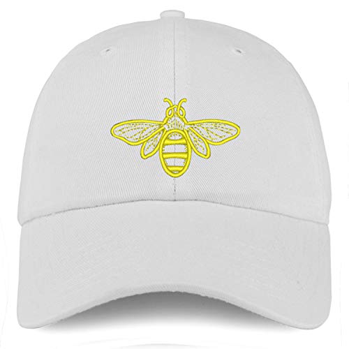 Trendy Apparel Shop Youth Bee Embroidered Unstructured Cotton Baseball Cap