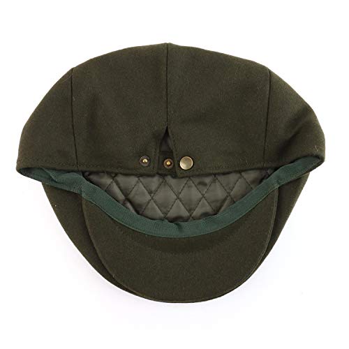 Trendy Apparel Shop Men's Wool Blend Adjustable 3 Button Snapback Ivy Hat