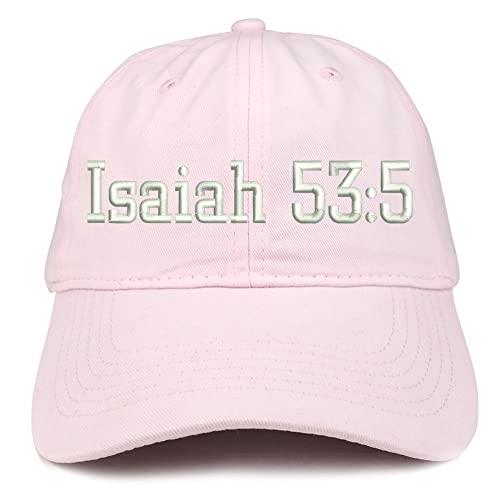 Trendy Apparel Shop Isaiah 53:5 Low Profile Soft Cotton Baseball Cap