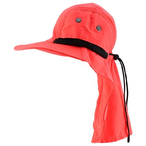 Trendy Apparel Shop Outdoor Lightweight Sun Protection Wide Brim Cap with Neck Flap