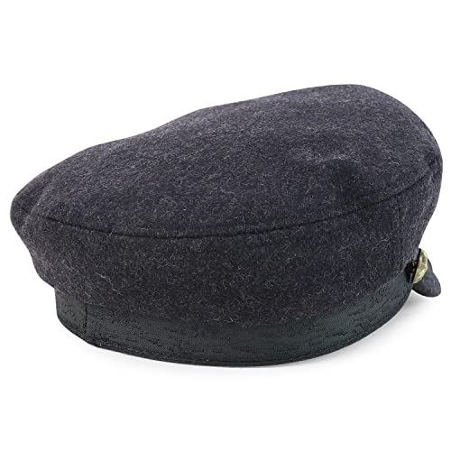Trendy Apparel Shop 100% Cotton Baker Boy Cap with Rope Band