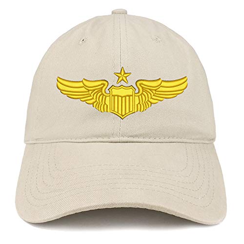 Trendy Apparel Shop Pilot 2 Embroidered Soft Crown 100% Brushed Cotton Cap