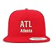 Trendy Apparel Shop ATL Atlanta Embroidered Flatbill Snapback