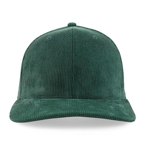 Trendy Apparel Shop Structured 6 Panel Cotton Corduroy Baseball Cap