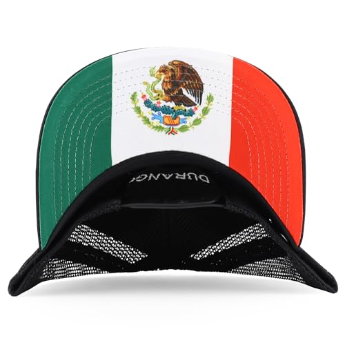 Trendy Apparel Shop Flag of Mexico State 5 Panel Mesh Back Snapback Cap